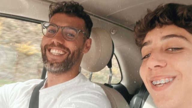 David Simão com o filho Martim - foto: Instagram