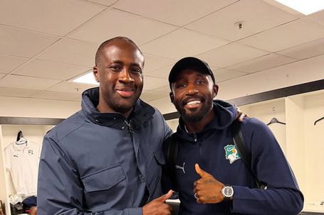 Fofana com o ídolo Yaya Touré - Foto: Instagram/Seko Fofana