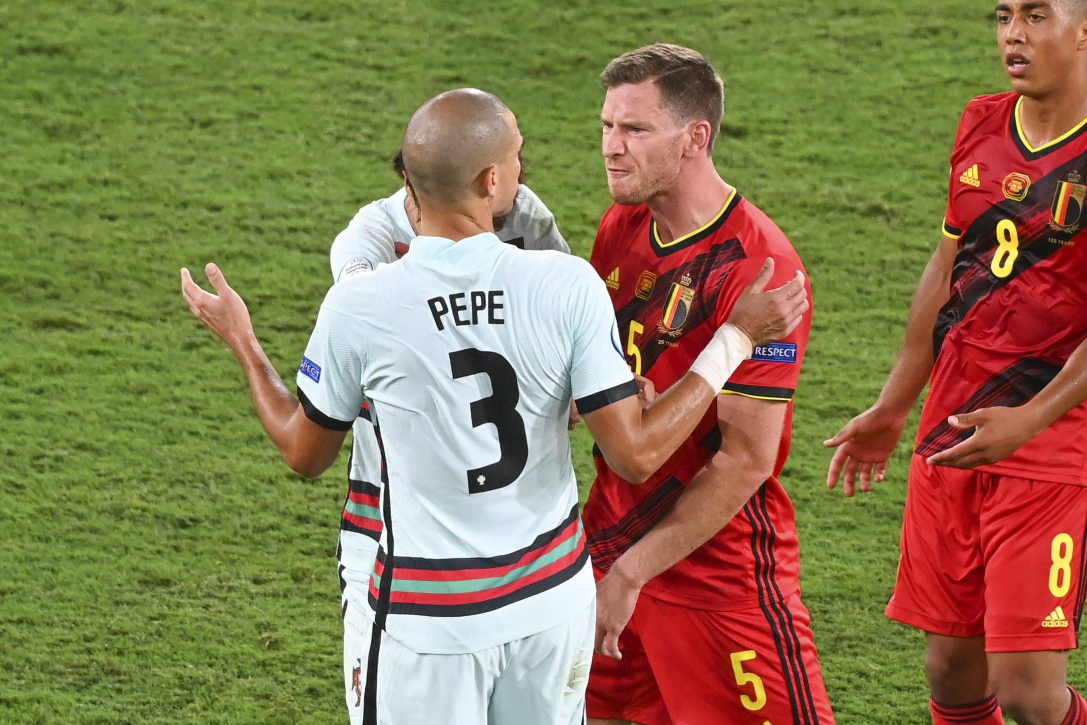 Portugal foi afastado pela Bélgica, então de Roberto Martínez, nos oitavos de final do Euro 2020