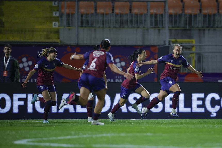 Gerda Konst marcou o golo que valeu a conquista da Taça da Liga ao Torreense - Foto: FPF