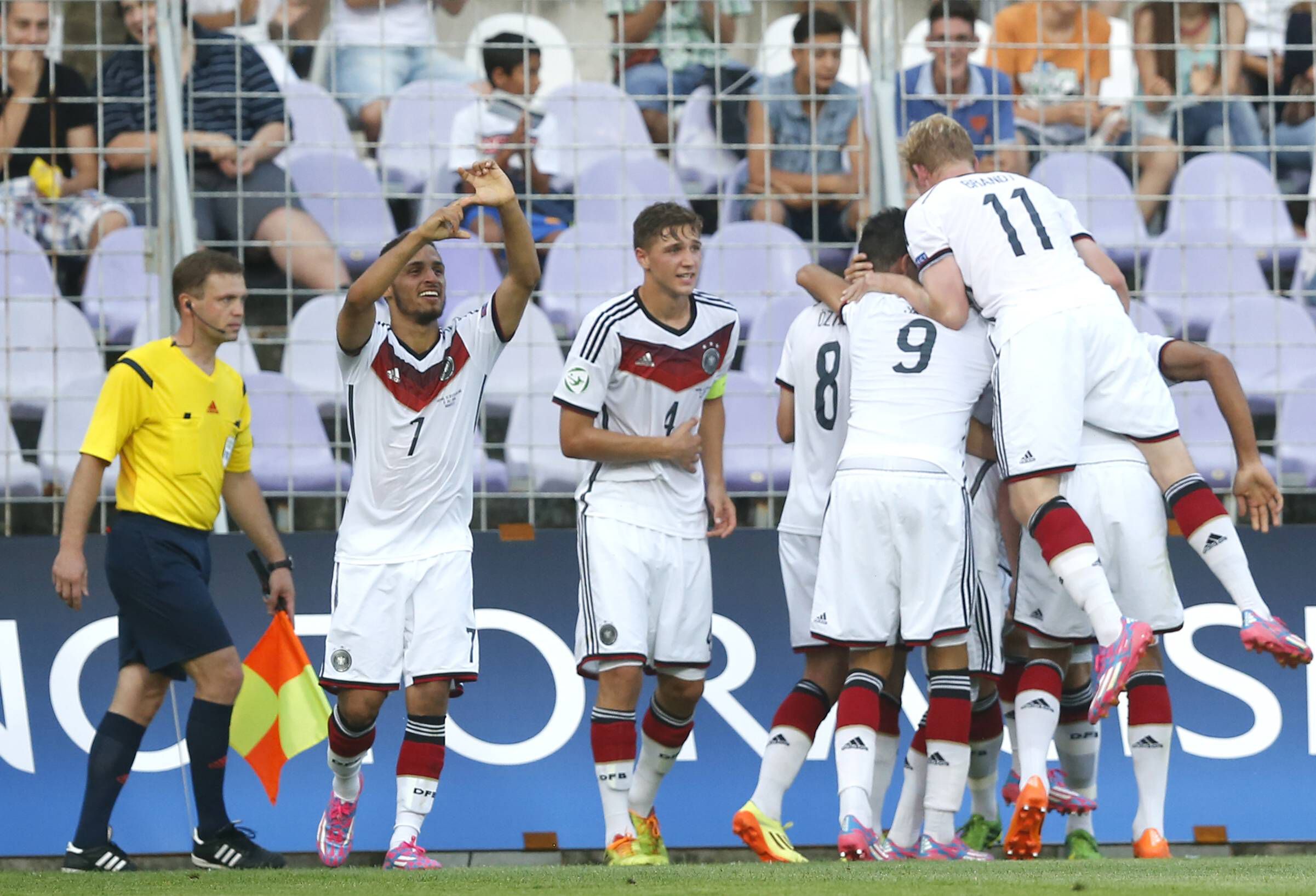 Portugal perdeu a final do Euro sub-19, em 2014, com a Alemanha. Mukhtar, que viria a mudar-se para o Benfica, fez o golo decisivo. Nomes como Rony Lopes, Gelson Martins e André Silva faziam parte da equipa das quinas