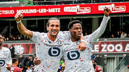 Ligue 1: Lille evita surpresa na deslocação a Metz