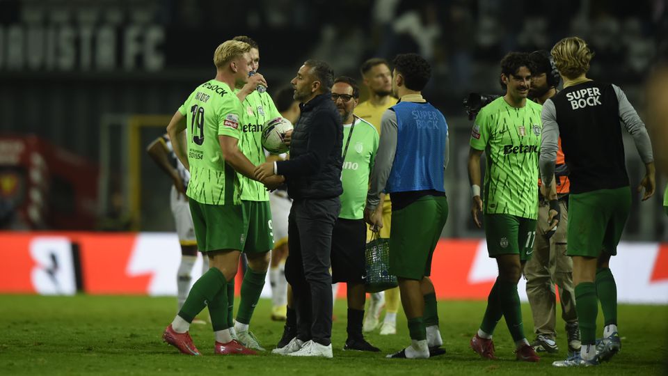Sporting: Rui Borges já fumou o cachimbo da paz com Harder