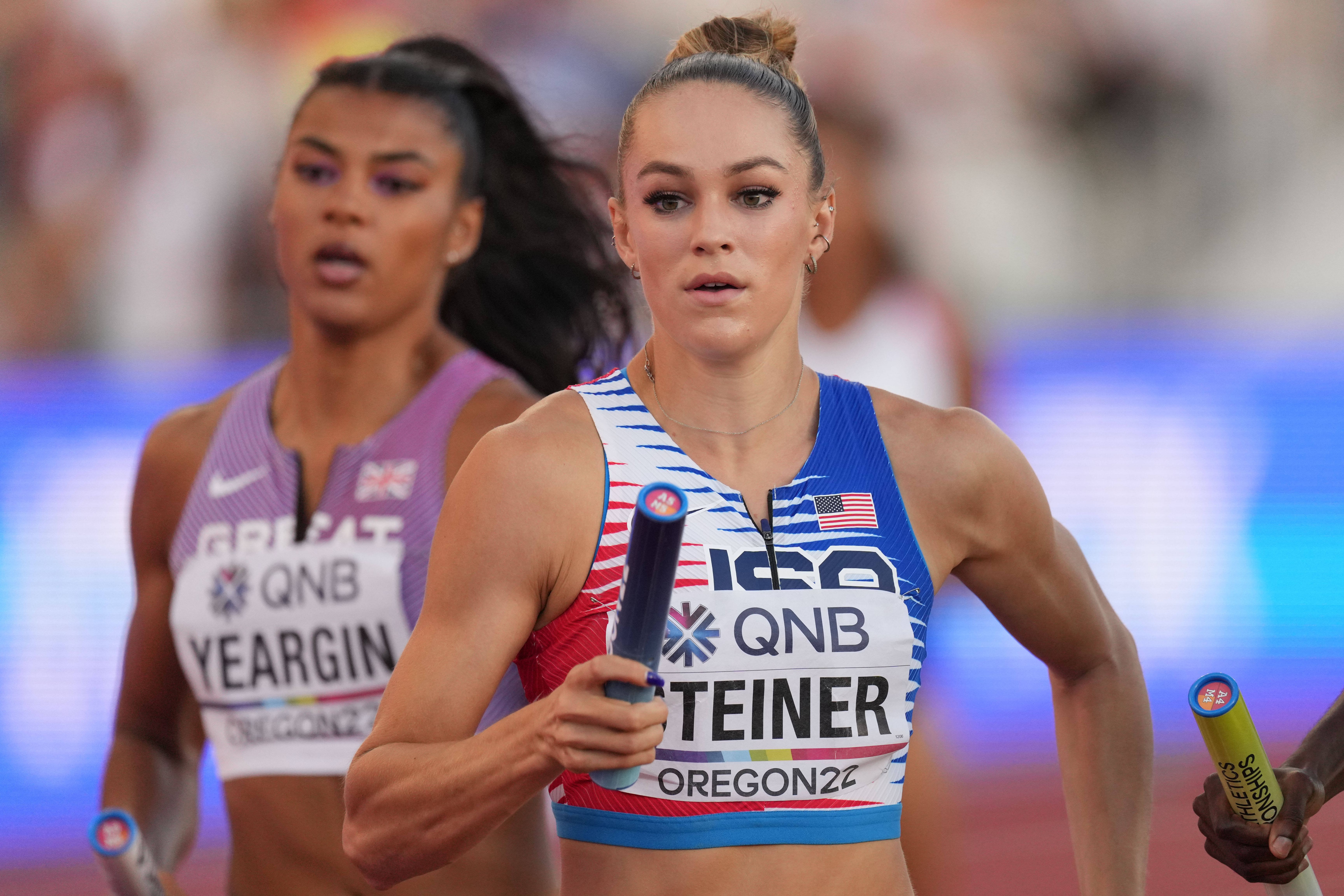 Abby Steiner detém ainda vários recordes da NCAA, tanto em pista coberta como ao ar livre        Fotografia Imago