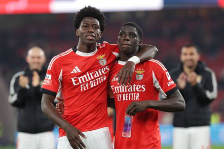 Anísio Cabral e Banjaqui, ponta de lança e lateral-direito do Benfica (foto: Imago)