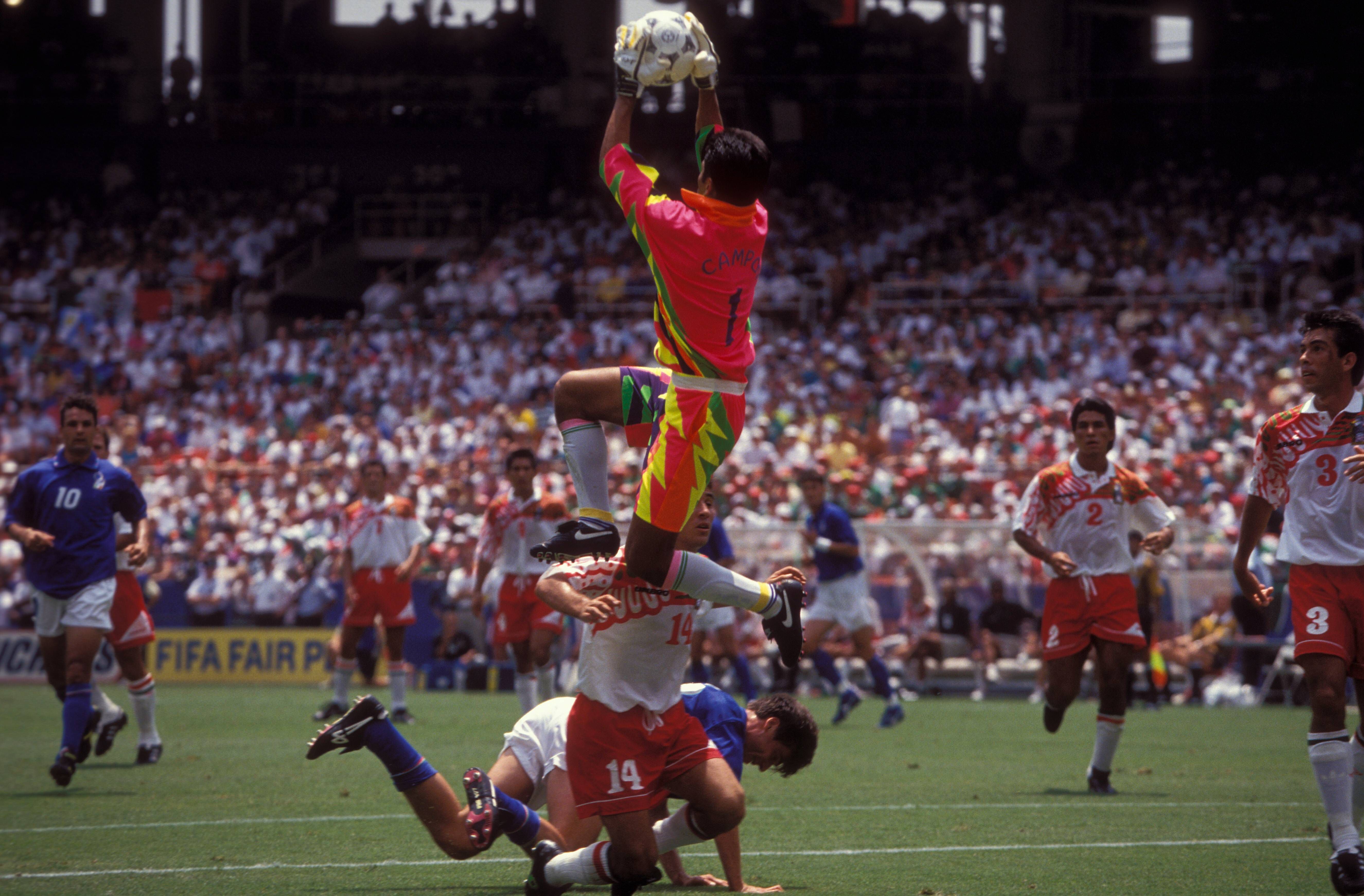 Jorge Campos no Mundial 1994 - foto: Imago
