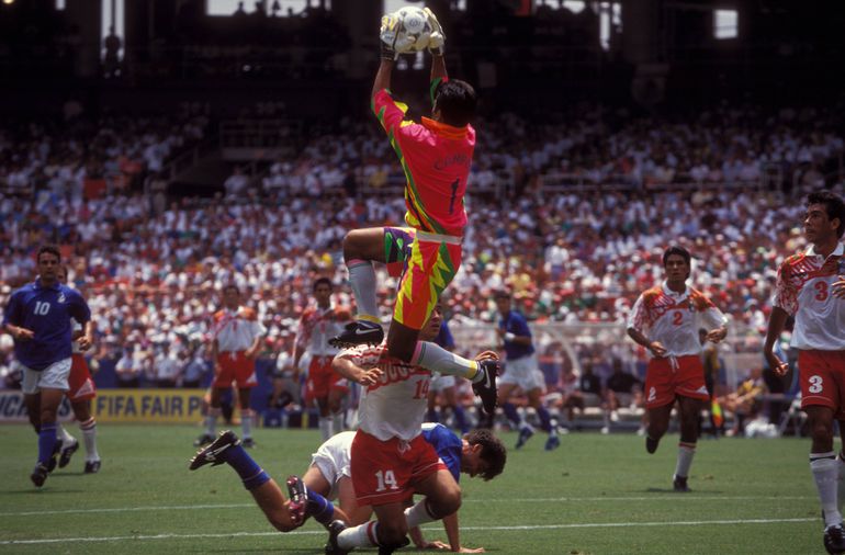 Jorge Campos no Mundial 1994 - foto: Imago