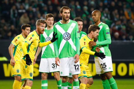 Oriol Rosell a marcar... Bas Dost