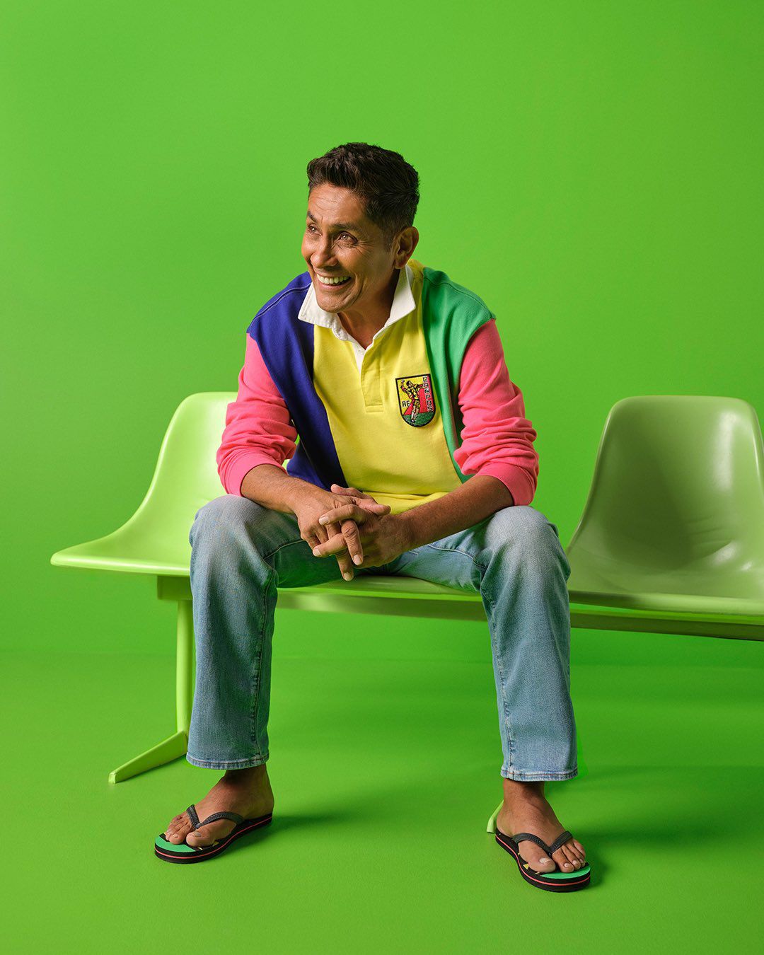 Jorge Campos na parceria com a American Eagle