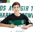 Mais um jovem com contrato de formação no Sporting