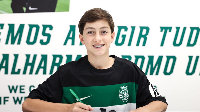 Mais um jovem com contrato de formação no Sporting