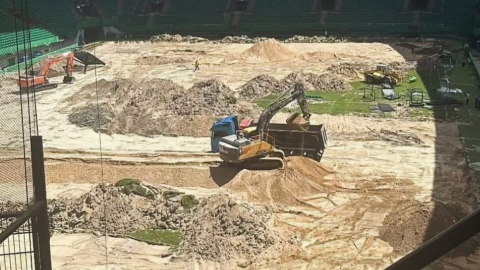 Sporting: veja como está o relvado de Alvalade
