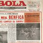 Há 64 anos os encarnados iam participar pela primeira vez na final da Taça dos Campeões Europeus, diante do Barcelona