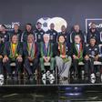 Seleção da África do Sul posa em Pretória