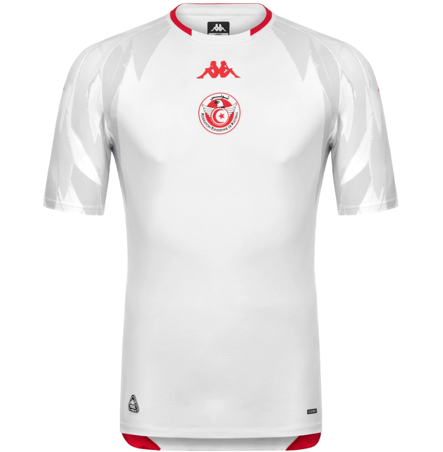 Tunísia (Grupo F), camisola principal. Kappa