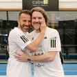 Del Piero e De Franceschi são parceiros no padel - Foto: D. R.