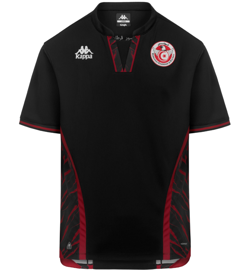 Tunísia (Grupo F), terceira camisola. Kappa