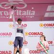 Afonso Eulálio continua com a camisola branca vestida na 18.ª etapa do Giro2026. IMAGO