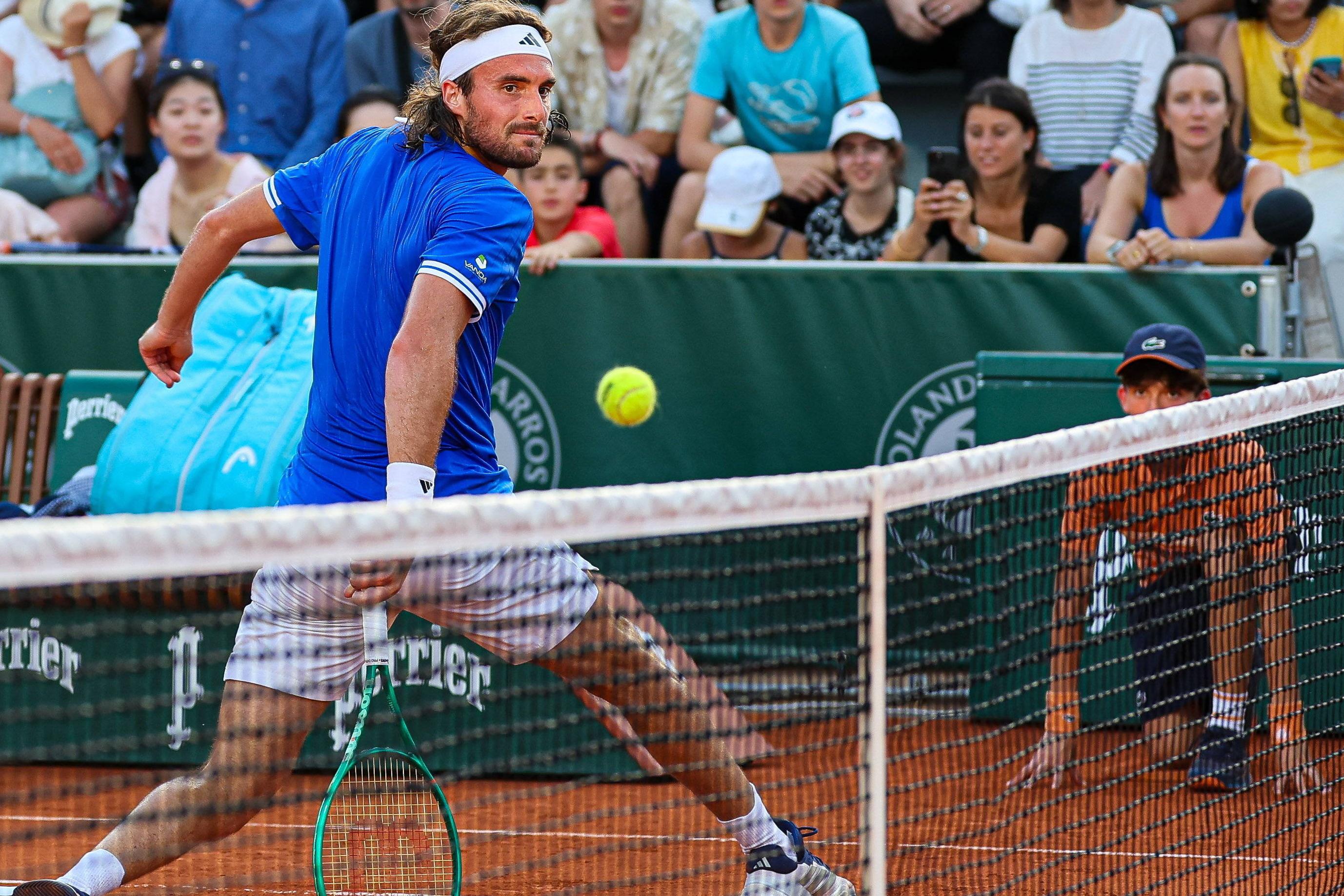 Stefanos Tsitsipas não chegou à terceira ronda em Paris     Fotografia Imago