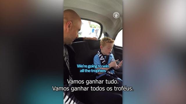 O emocionante reencontro de Guardiola com o miúdo do táxi 10 anos depois