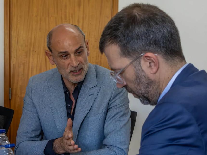 Rui Rodrigues esteve reunido com o presidente da AF Braga, Pedro Sousa - Foto: Conquistar o Futuro