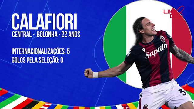 «Vê-se o lateral-esquerdo que Calafiori foi no central que hoje é»