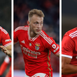 Benfica: três na luta por um lugar