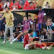 Marín Anselmi a dar instruções durante o FC Porto-Al Ahly, no Mundial de Clubes