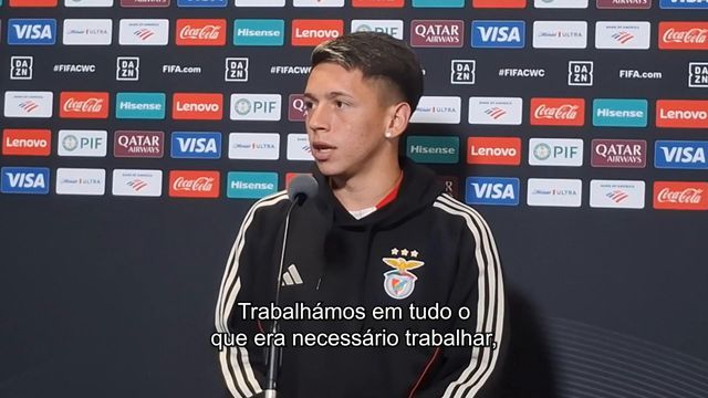 Um jogador do Chelsea? Prestianni opta por... Enzo Fernández