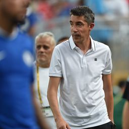 Bruno Lage, treinador do Benfica, no jogo entre as águias e o Chelsea
