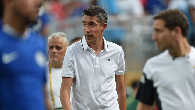 Bruno Lage, treinador do Benfica, no jogo entre as águias e o Chelsea