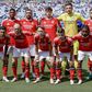 Equipa do Benfica (BRIAN WESTERHOLT/EPA)