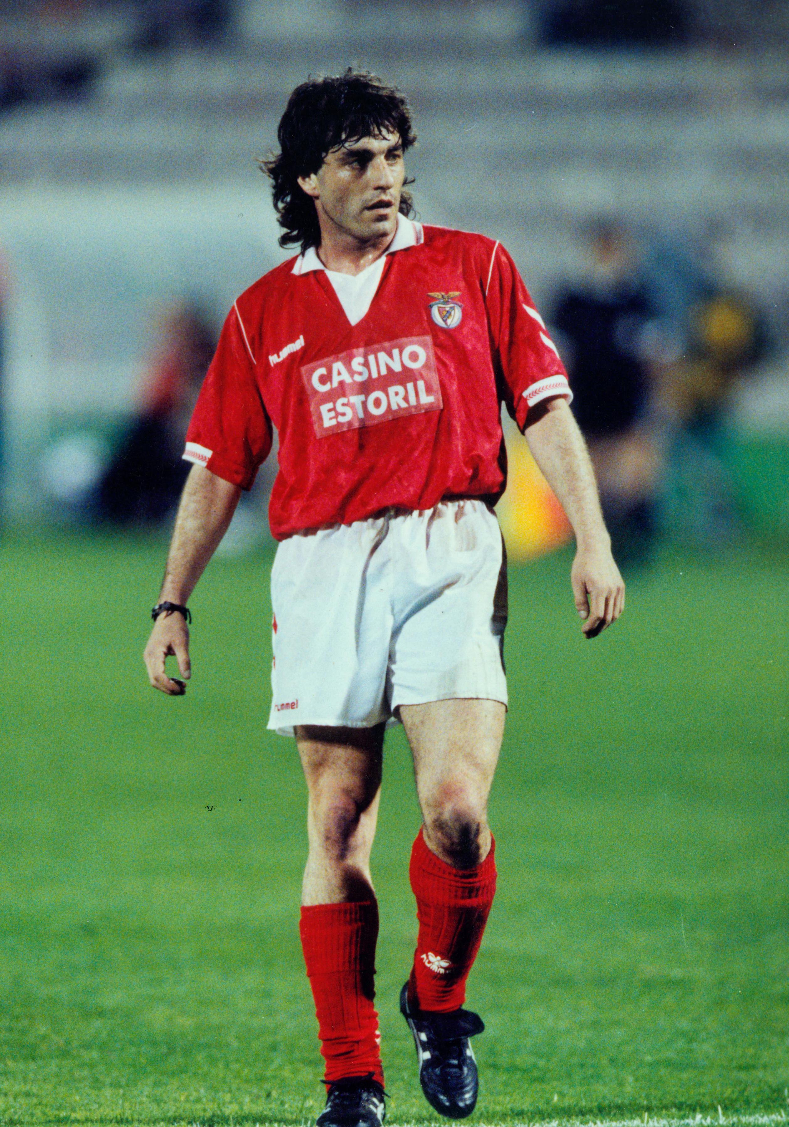 Paulo Futre chegou ao Benfica em 1992/93, depois de ter brilhado no Atlético Madrid - Foto: A BOLA/Nuno Ferrari