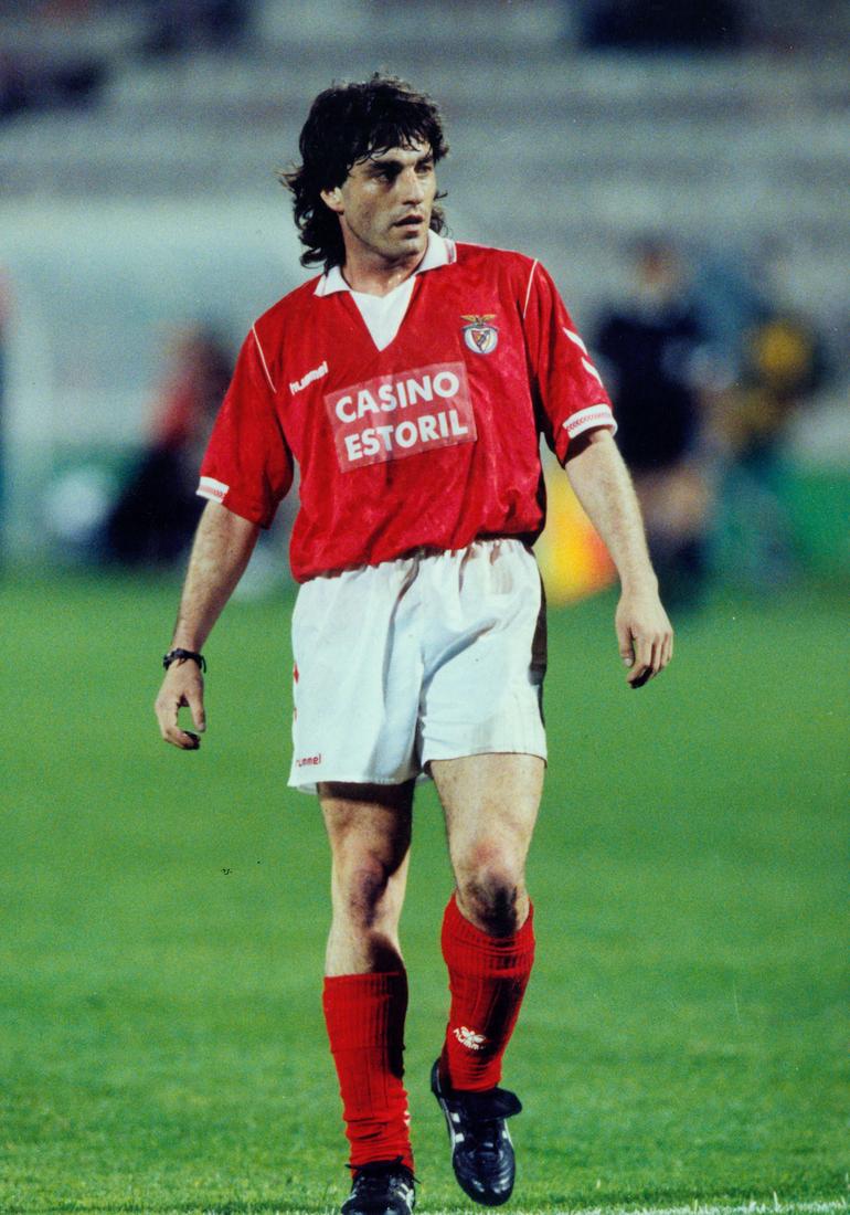 Paulo Futre chegou ao Benfica em 1992/93, depois de ter brilhado no Atlético Madrid - Foto: A BOLA/Nuno Ferrari