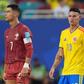 Cristiano Ronaldo e James Rodríguez lado a lado