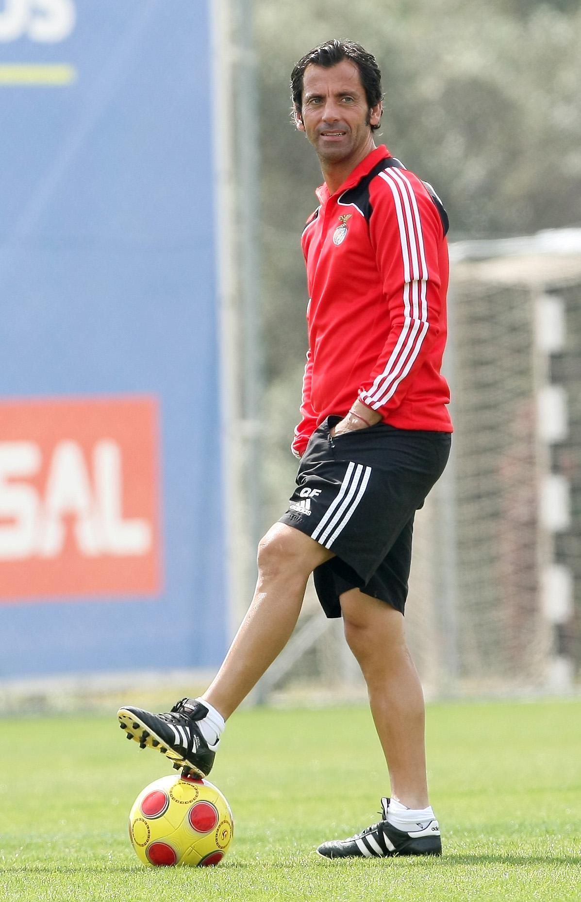 Quique Flores treinou o Benfica em 2008/09, antes de assumir o desafio Atlético Madrid nas duas temporadas seguintes - Foto: A BOLA/Rui Raimundo