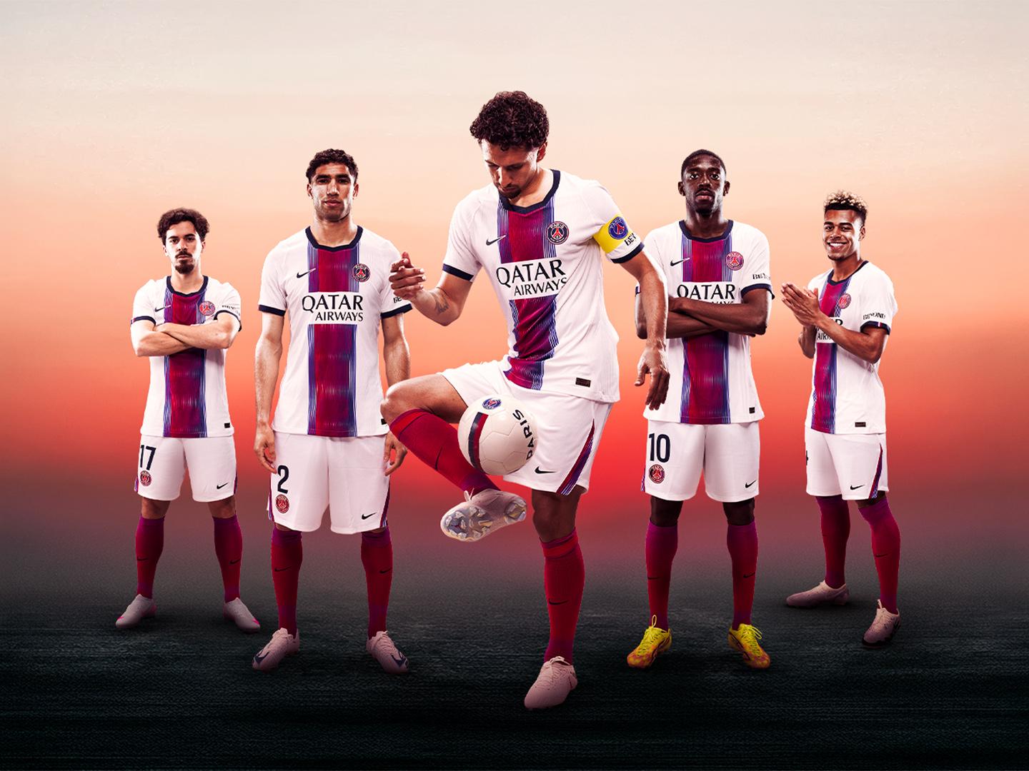 Nova camisola do PSG inspirada na música de Paris