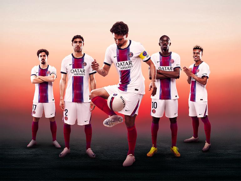 Nova camisola do PSG inspirada na música de Paris