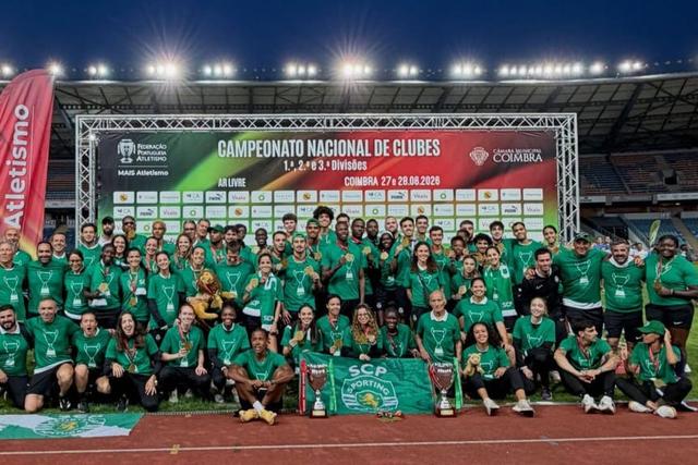 Sporting venceu os Nacionais de clubes em femininos e masculinos. Foto Sporting