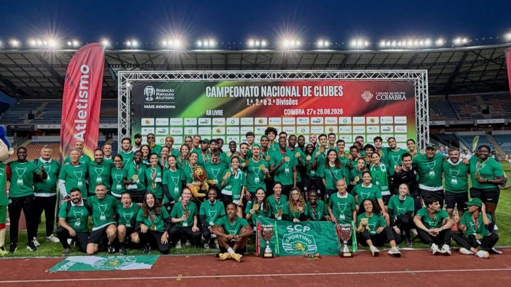 Sporting venceu os Nacionais de clubes em femininos e masculinos. Foto Sporting