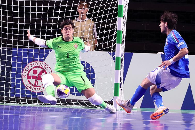 Eurico Cunha, 19 anos, é internacional sub-19 por Portugal (Foto FPF)