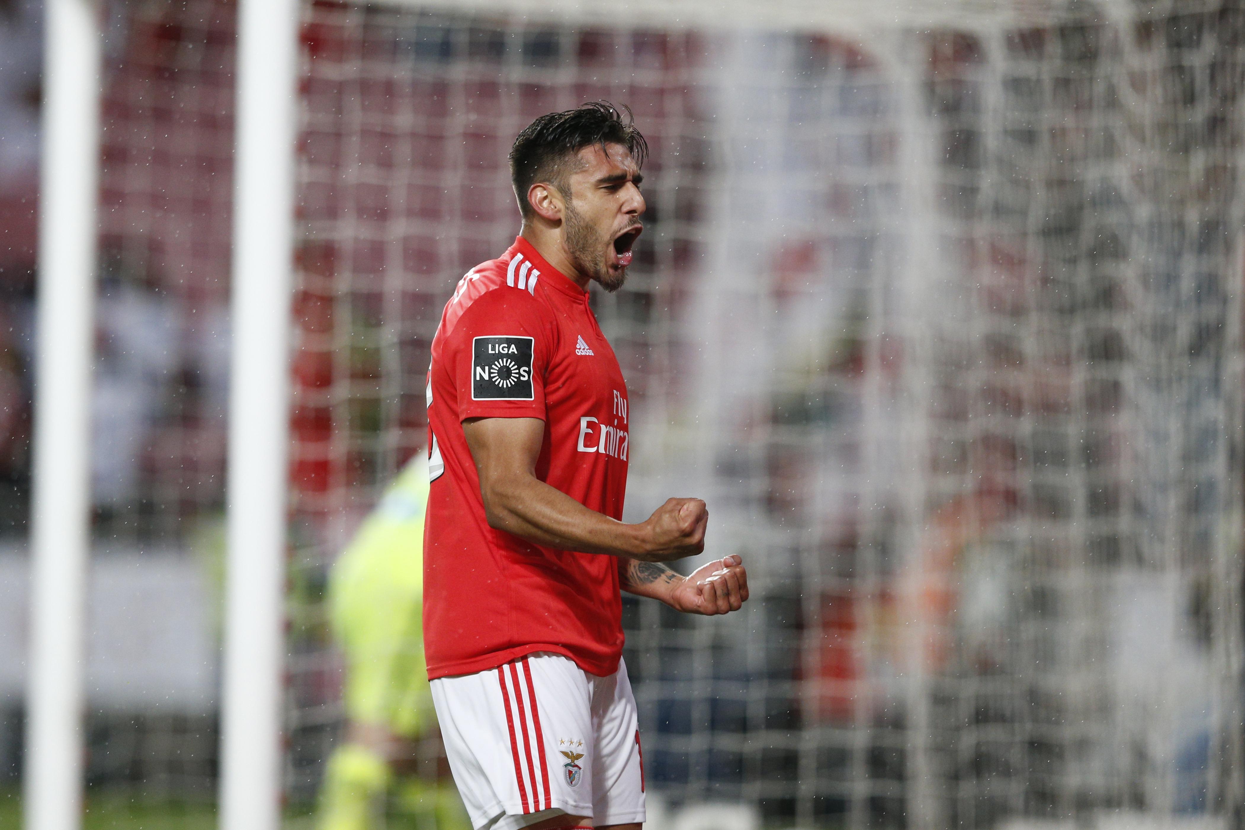 Salvio foi emprestado pelo Atlético Madrid ao Benfica em 2010/11 e regressou na época seguinte à capital espanhola, antes de ser contratado em definitivo pelos encarnados em 2012/13 - Foto: A BOLA/Rui Raimundo