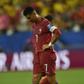 Cristiano Ronaldo cabisbaixo após nulo na 3.ª jornada da fase de grupos - Foto: Miguel Nunes