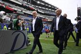Didier Deschamps, e o seu adjunto, Guy Stéphan