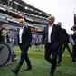 Didier Deschamps, e o seu adjunto, Guy Stéphan