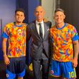 Pepe com Luis Díaz e James Rodríguez - Foto: Pepe