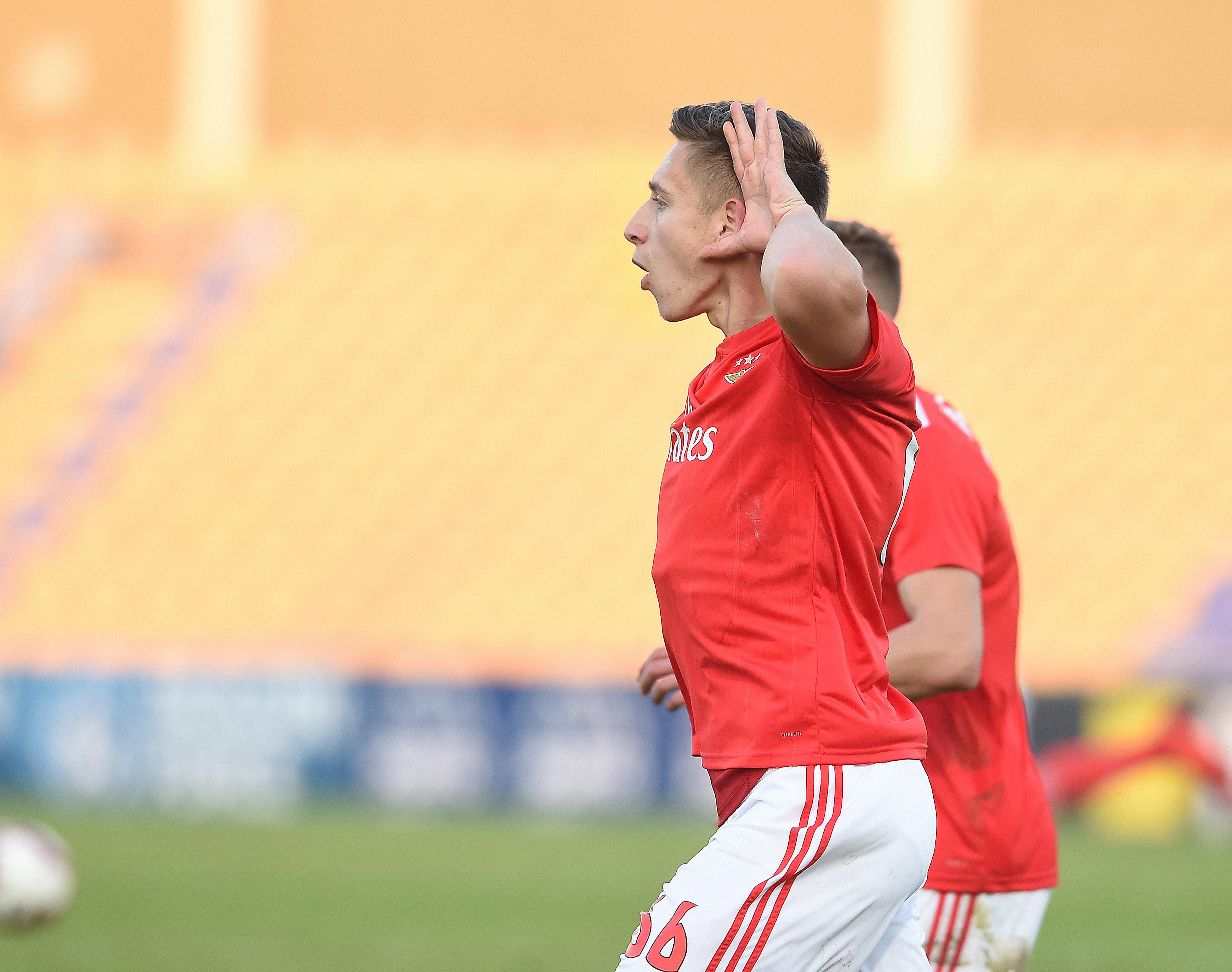 Saponjic foi do Benfica para o Atlético Madrid em 2019/20 - Foto: A BOLA/Helena Valente