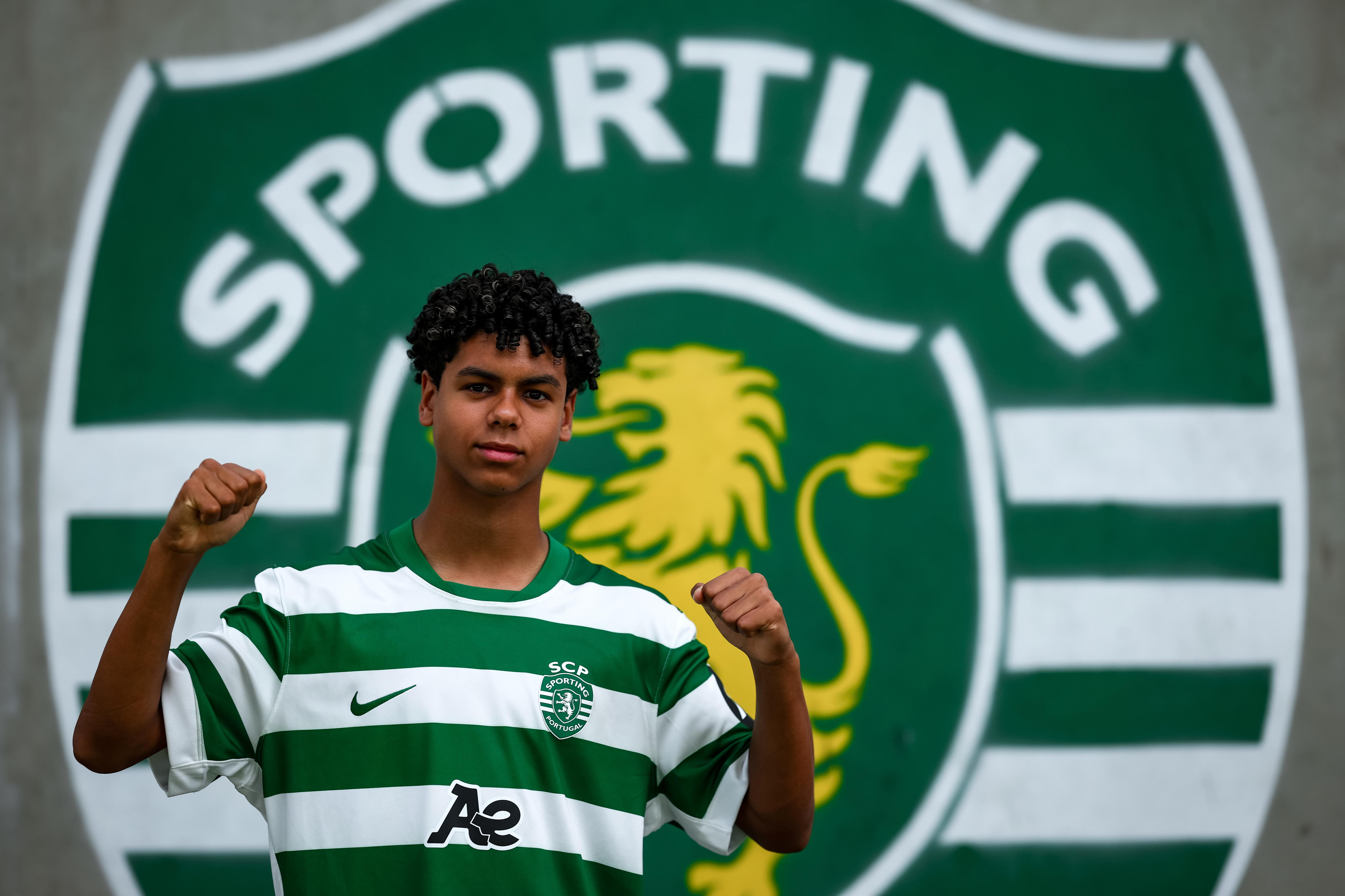 Gabriel Teixeira, extremo de 14 anos - Foto: SPORTING CP