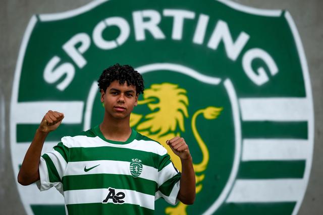Gabriel Teixeira, extremo de 14 anos - Foto: SPORTING CP