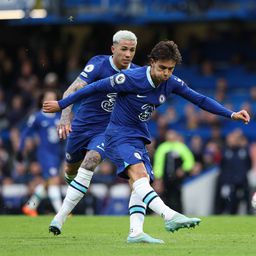 João Félix na estreia pelo Chelsea diante do Fulham